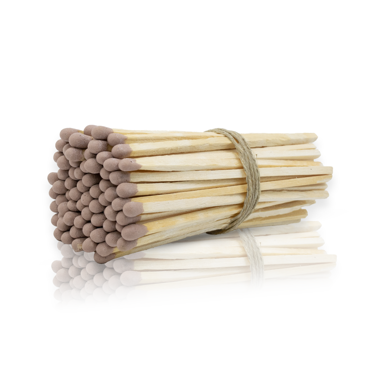 4" Brown Tip Matchsticks - Matches, Bulk, Loose 100 pcs