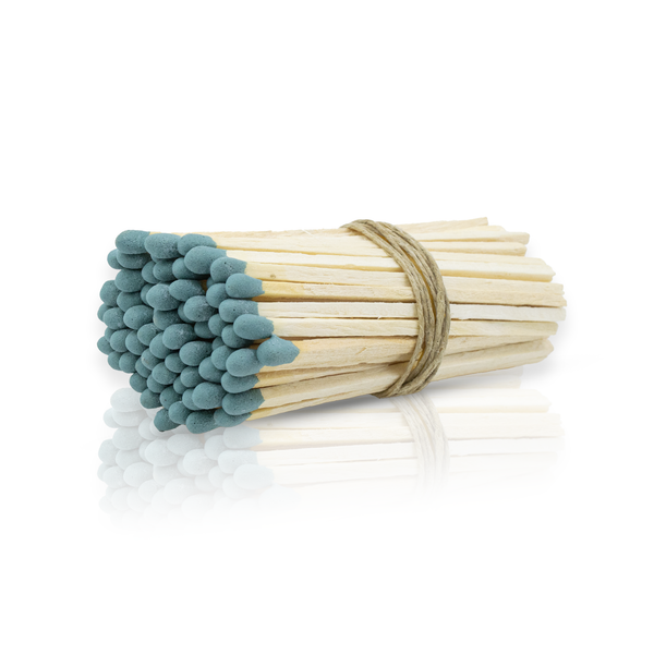 4" Dark Green Tip Matchsticks - Bulk, Loose 100 pcs