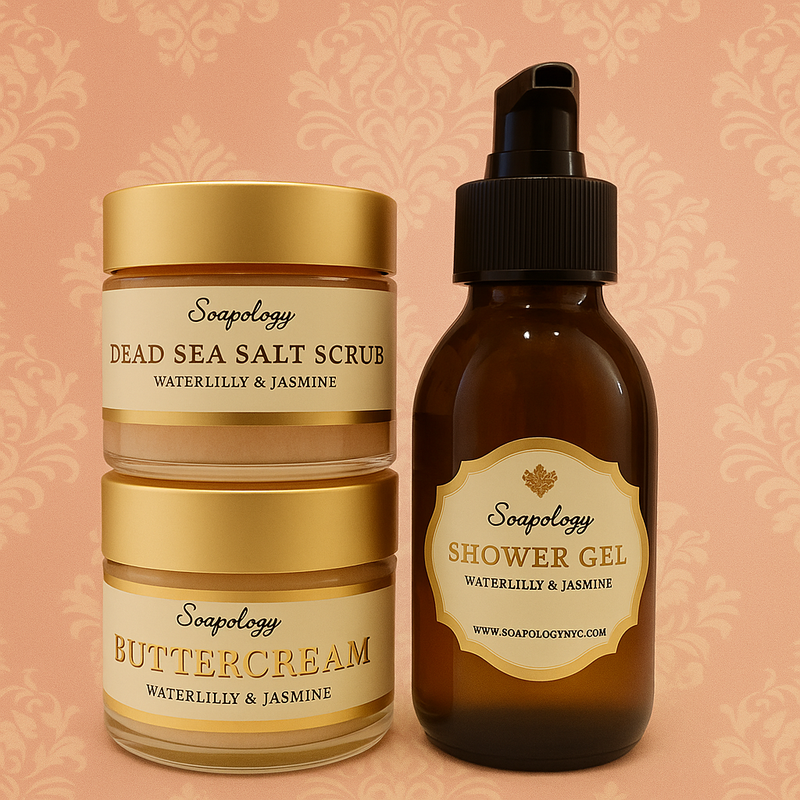 Trio Travel Gift Set - Waterlily & Jasmine w/Shower Gel