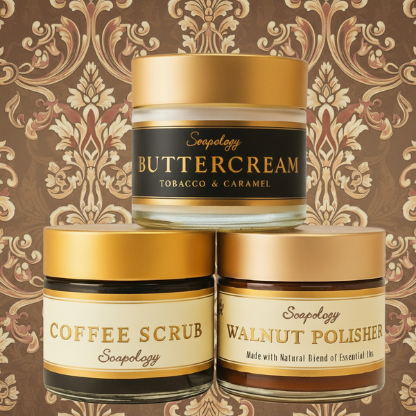 Trio Travel Gift Set - Tobacco & Caramel