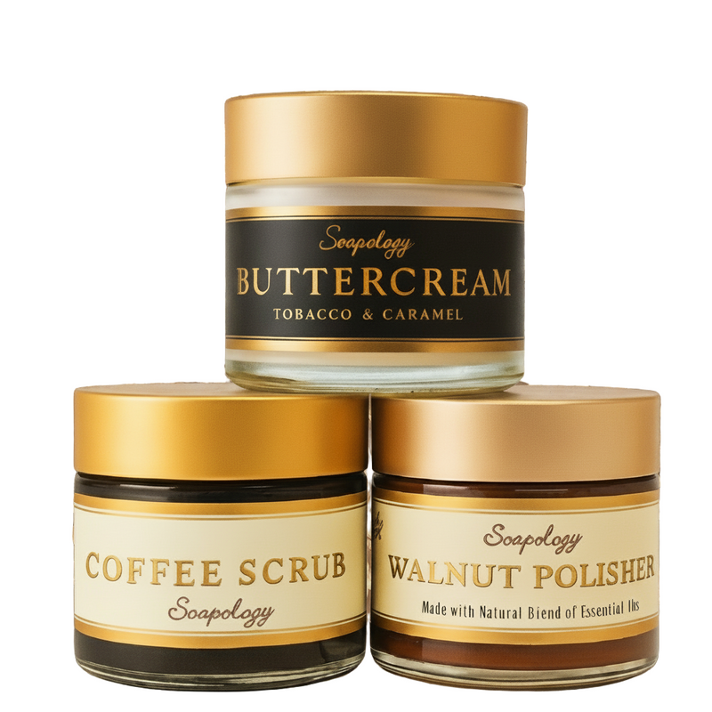 Trio Travel Gift Set - Tobacco & Caramel