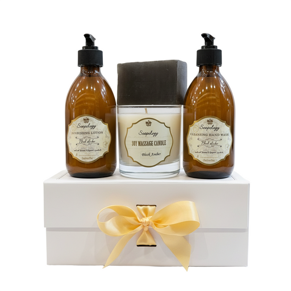 Black Amber Holiday Hand Care Collection