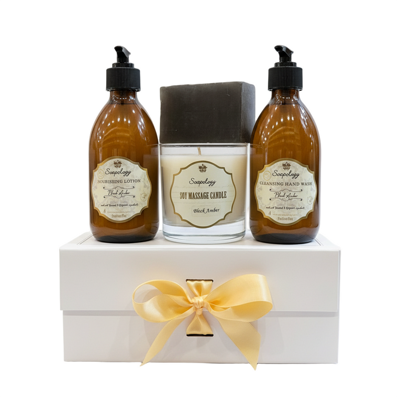 Black Amber Holiday Hand Care Collection