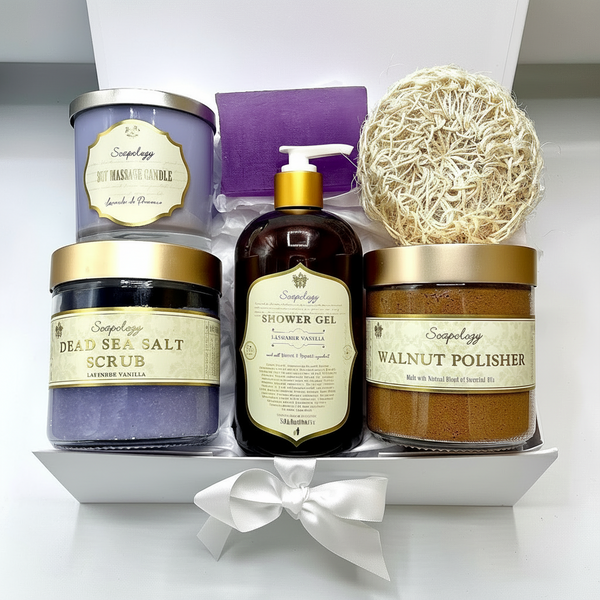 Lavender & Vanilla Deluxe Bath Gift Set