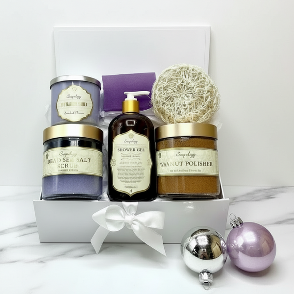 Lavender & Vanilla Deluxe Bath Gift Set