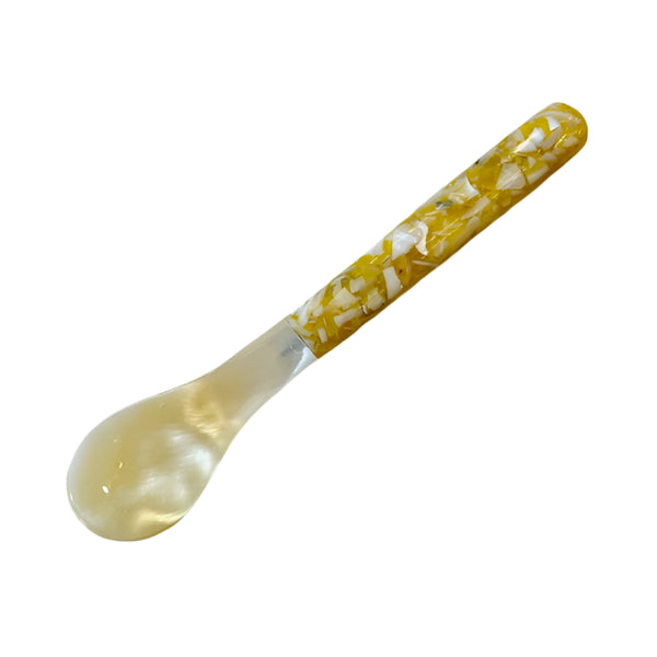 Spoon: Mother of Pearl Yellow Handle