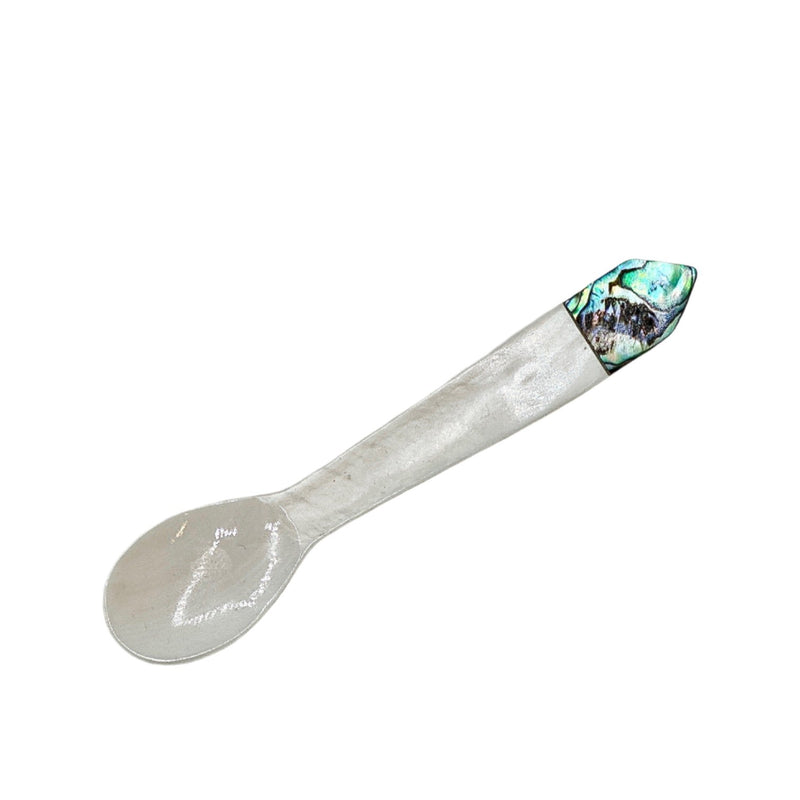 Spoon: Mother of Pearl Triangle Tip