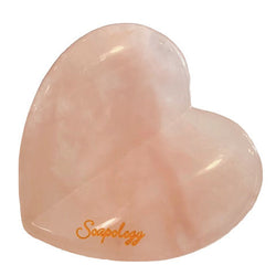 Soapology Branded Heart Shaped Facial Sculptor – Rose Quartz