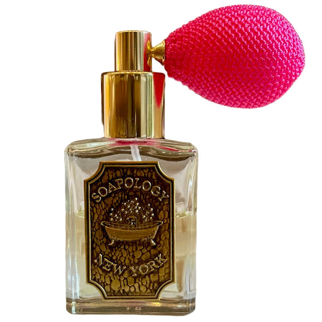 Natural Perfume Oil Small w/ Pink Puff (1 oz) - Custom Scented