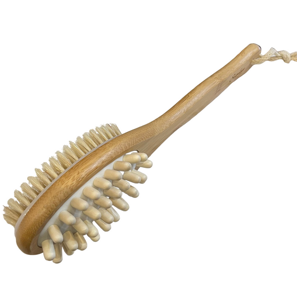 Wooden Dual-Action Bath & Body Brush