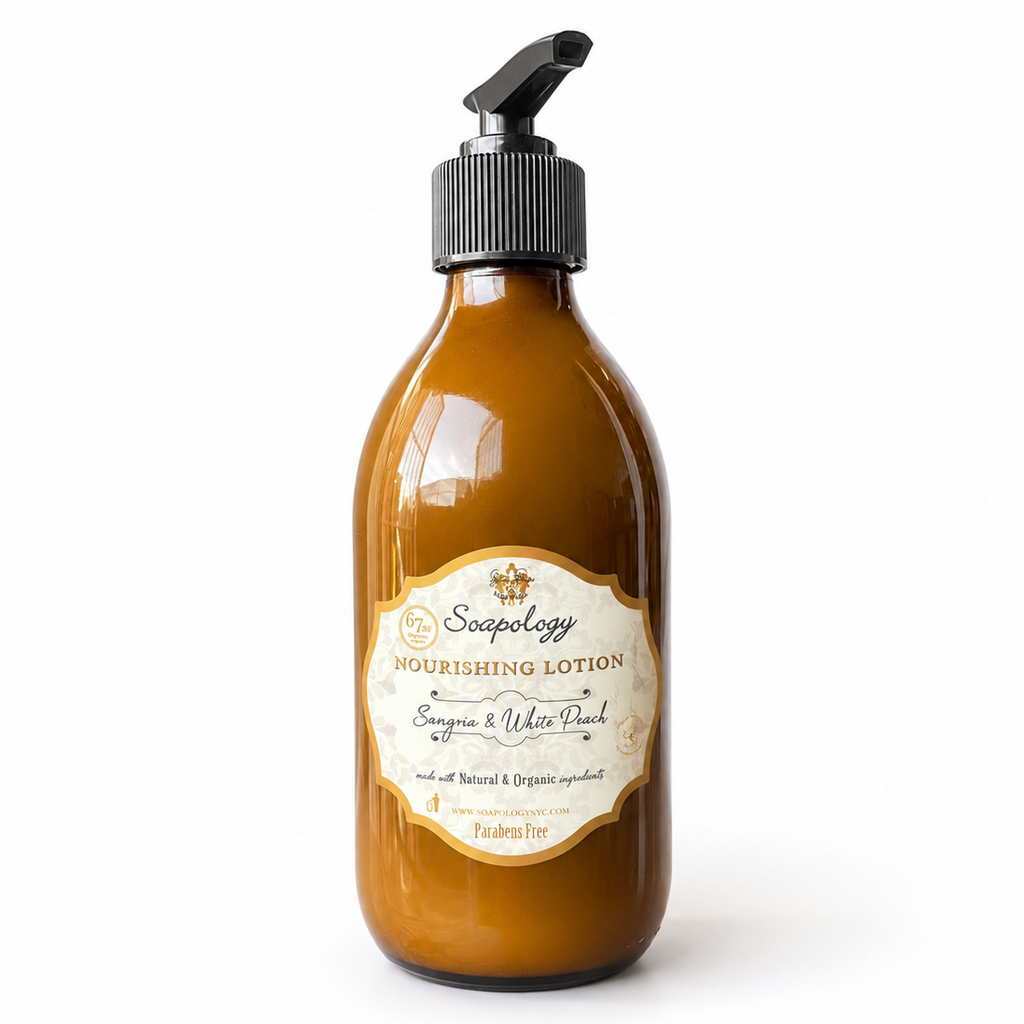 Nourishing Lotion - Sangria White Peach 10 oz– Soapology NYC