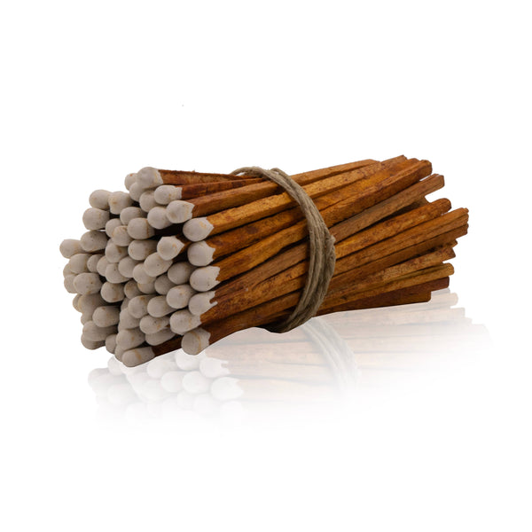 4" Brown/White Matchsticks - Matches, Bulk Loose 100 pcs (Copy)