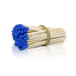 4" Blue Tip Matchsticks - Matches, Bulk, Loose 100 pcs