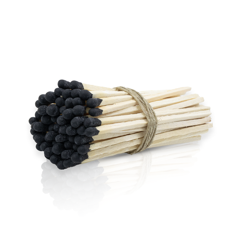4" Black Tip Matchsticks - Matches, Bulk, Loose 100 pcs