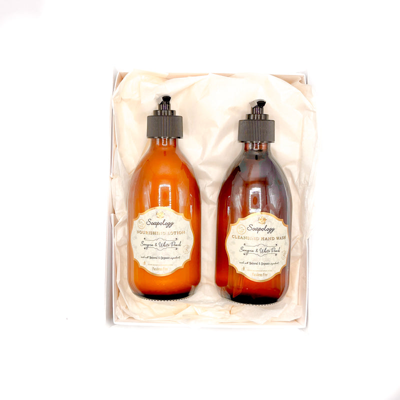 Hand Wash & Lotion Sangria & White Peach Gift Set