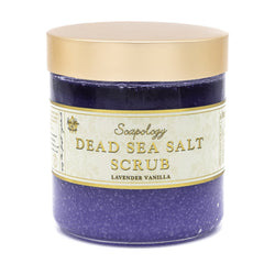 Dead Sea Salt Scrub <br> <b> Lavender Vanilla - SoapologyNYC SCRUBS