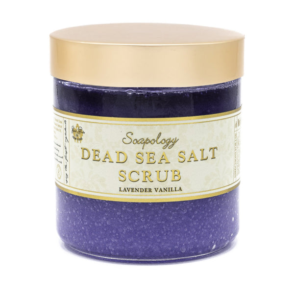 Dead Sea Salt Scrub <br> <b> Lavender Vanilla - SoapologyNYC SCRUBS