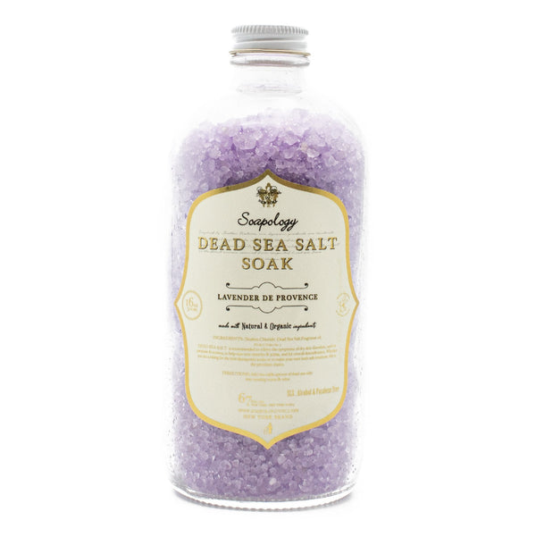 Dead Sea Salt Soak <br> Lavender - SoapologyNYC