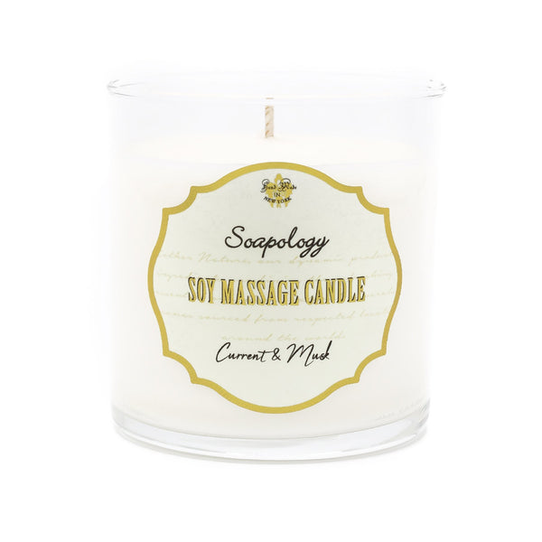 Soy Massage Candle <br> Currant & Musk - SoapologyNYC CANDLES