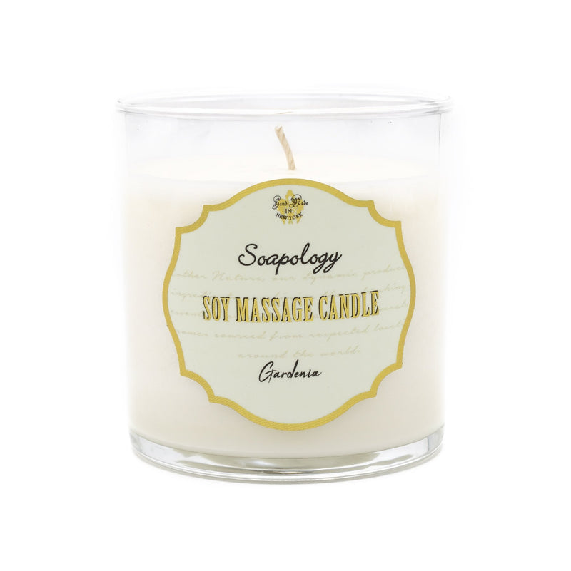 Soy Massage Candle <br> Gardenia - SoapologyNYC CANDLES