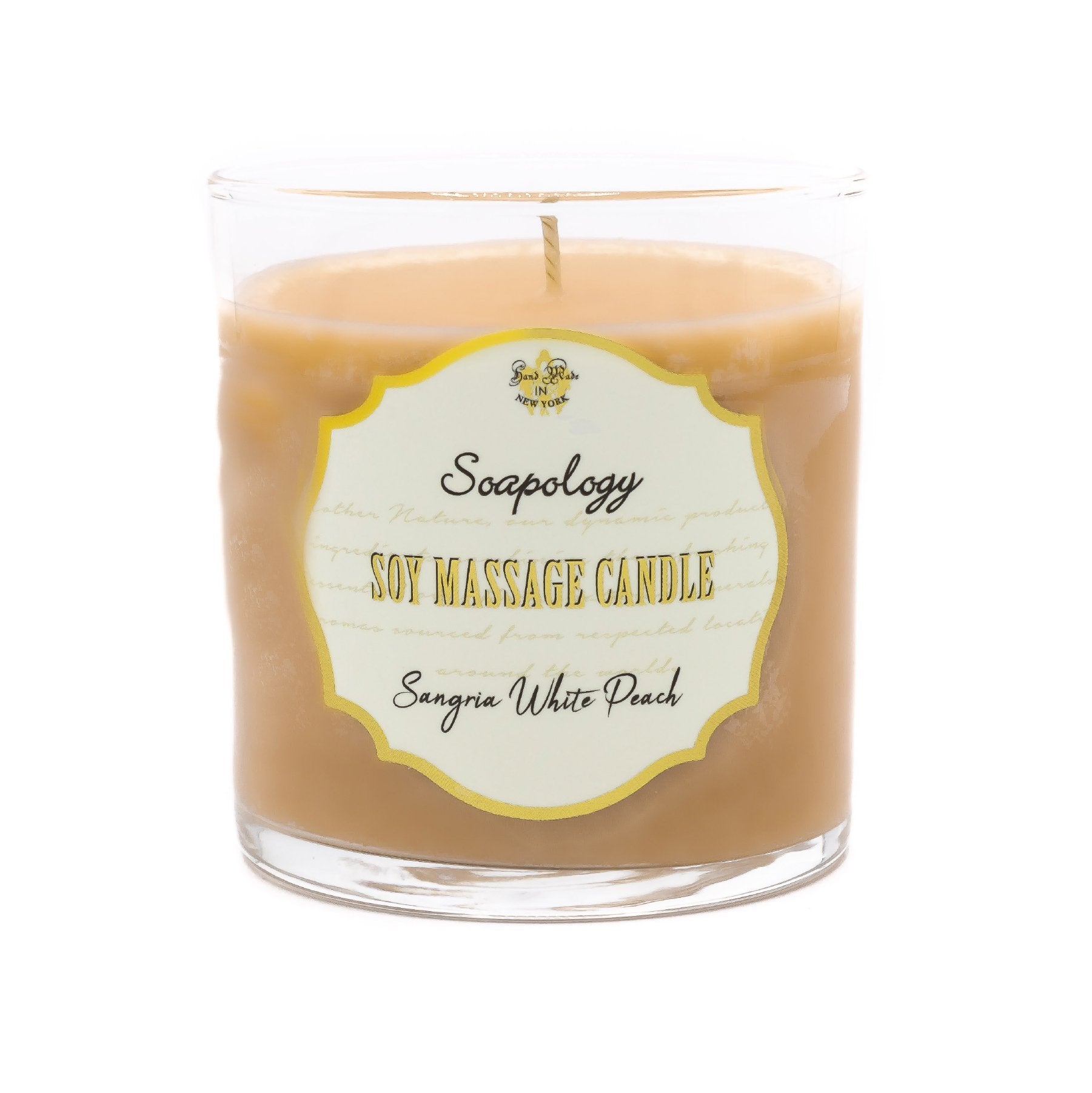 Soy Massage Candle - Sangria & White Peach